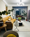 WOMO Pear Lantern Silk Floor Lamp-WM7126 thumbnail
