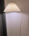 WOMO Pleated Gooseneck Floor Lamp-WM7119 thumbnail