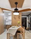 WOMO Mid Century Modern Ceiling Fan Lamp-WM5118 thumbnail