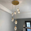 WOMO Rock Crystal Rain Chandelier-WM2189 thumbnail
