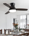 WOMO Black Low Profile Ceiling Fan Lamp-WM5053 thumbnail