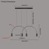 WOMO Arc Rainbow Pendant Chandelier-WM2063 thumbnail