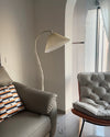 WOMO Pleated Gooseneck Floor Lamp-WM7119 thumbnail