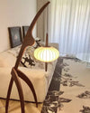 WOMO Flying Saucer Tripod Wood Floor Lamp-WM7136 thumbnail