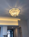 WOMO Bowl Fringe Flush Mount Ceiling Light-WM1137 thumbnail