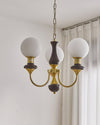 WOMO Swoop Arm Globe Chandelier-WM2378 thumbnail