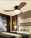 WOMO 3 Wood Blade Low Profile Ceiling Fan Lamp-WM5058 thumbnail