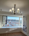 WOMO Glass Shaded Arm Chandelier-WM2946 thumbnail