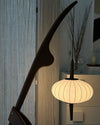 WOMO Flying Saucer Tripod Wood Floor Lamp-WM7136 thumbnail