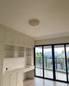 WOMO Pleated Glass Flush Mount Ceiling Light-WM1133 thumbnail