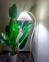 WOMO Pleated Gooseneck Floor Lamp-WM7119 thumbnail
