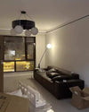 WOMO Glass Globe Cantilever Floor Lamp-WM7129 thumbnail