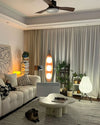 WOMO Pear Lantern Silk Floor Lamp-WM7126 thumbnail