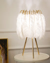 WOMO Stylish Tripod Feather Table Lamp-WM8036 thumbnail