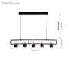 WOMO Linear Spotlight Kitchen Pendant Light-WM2019 thumbnail