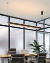 WOMO Black Linear Pendant Light-WM2182 thumbnail