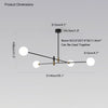 WOMO Milk Glass Globe Chandelier-WM2081 thumbnail