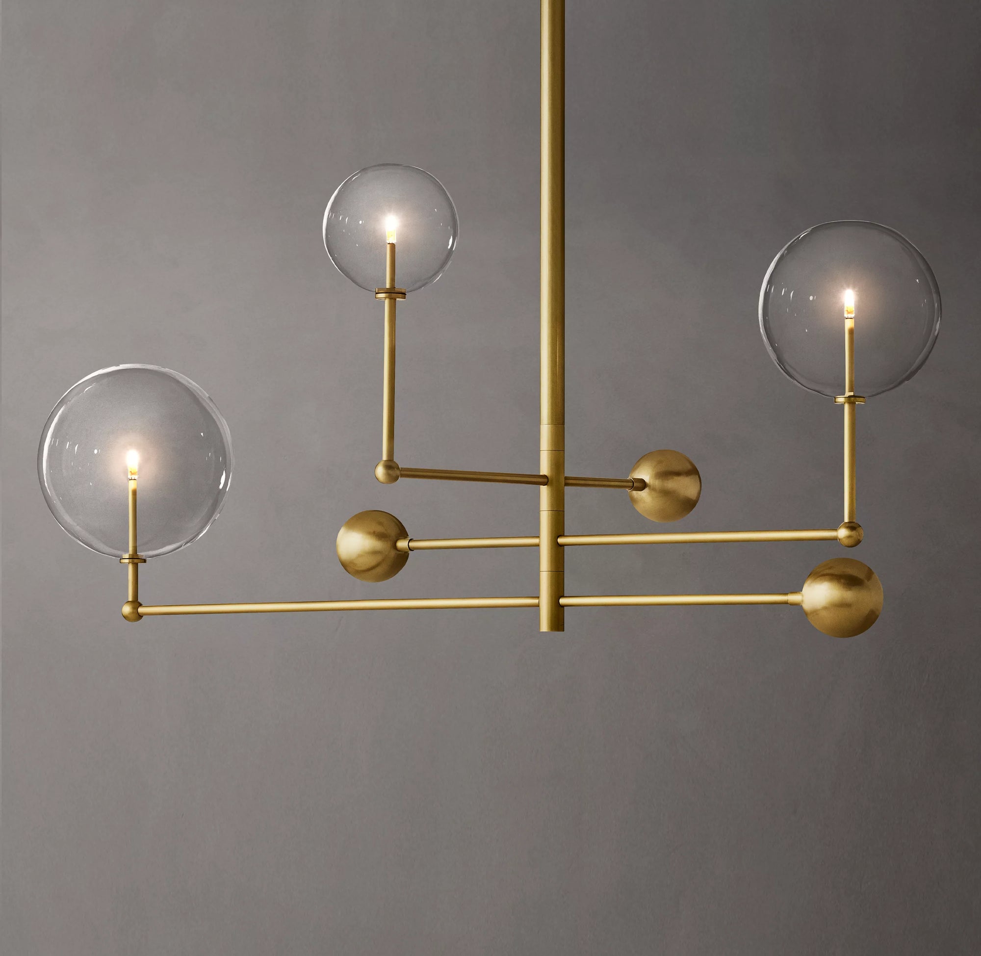 WOMO Sputnik Globe Glass Chandelier - Mobile