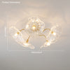 WOMO Lotus Leaf Flower Flush Mount Ceiling Light-WM1026 thumbnail