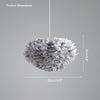 WOMO Feather Cloud Pendant Light-WM2217 thumbnail
