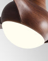 WOMO 3 Wave Blade Ceiling Fan Lamp-WM5016 thumbnail