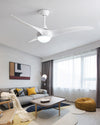 WOMO 3 Wave Blade Ceiling Fan Lamp-WM5016 thumbnail