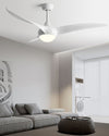 WOMO 3 Wave Blade Ceiling Fan Lamp-WM5016 thumbnail