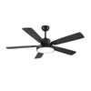 WOMO Minimal Black Ceiling Fan Lamp-WM5028 thumbnail