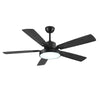 WOMO Minimal Black Ceiling Fan Lamp-WM5028 thumbnail