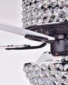 WOMO Vintage Crystal Ceiling Fan Chandelier-WM5033 thumbnail