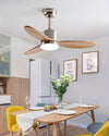 WOMO Mid Century Modern Ceiling Fan Lamp-WM5034 thumbnail