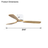 WOMO Low Profile Ceiling Fan Lamp-WM5040 thumbnail