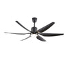 WOMO 5 Black Blade Large Ceiling Fan Lamp-WM5042 thumbnail