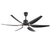 WOMO 5 Black Blade Large Ceiling Fan Lamp-WM5042 thumbnail