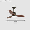 WOMO Mid Century Modern Ceiling Fan Lamp-WM5043 thumbnail