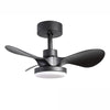 WOMO 3 Small Black Blade Ceiling Fan Lamp-WM5050 thumbnail