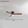 WOMO Large Low Profile Ceiling Fan Lamp-WM5051 thumbnail