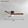 WOMO Large Low Profile Ceiling Fan Lamp-WM5051 thumbnail