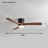 WOMO Large Low Profile Ceiling Fan Lamp-WM5051 thumbnail