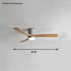 WOMO Large Low Profile Ceiling Fan Lamp-WM5051 thumbnail