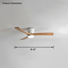 WOMO Large Low Profile Ceiling Fan Lamp-WM5051 thumbnail