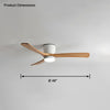 WOMO Large Low Profile Ceiling Fan Lamp-WM5051 thumbnail