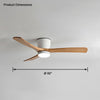 WOMO Large Low Profile Ceiling Fan Lamp-WM5051 thumbnail