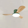 WOMO 3 Wood Blade Low Profile Ceiling Fan Lamp-WM5058 thumbnail