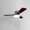 WOMO 3 Wood Blade Low Profile Ceiling Fan Lamp-WM5058 thumbnail