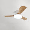 WOMO 3 Wood Blade Low Profile Ceiling Fan Lamp-WM5058 thumbnail