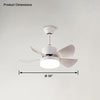 WOMO Small Ceiling Fan Lamp-WM5060 thumbnail