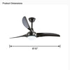 WOMO Large Propeller Ceiling Fan Lamp-WM5063 thumbnail
