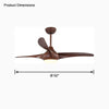 WOMO Large Propeller Ceiling Fan Lamp-WM5063 thumbnail