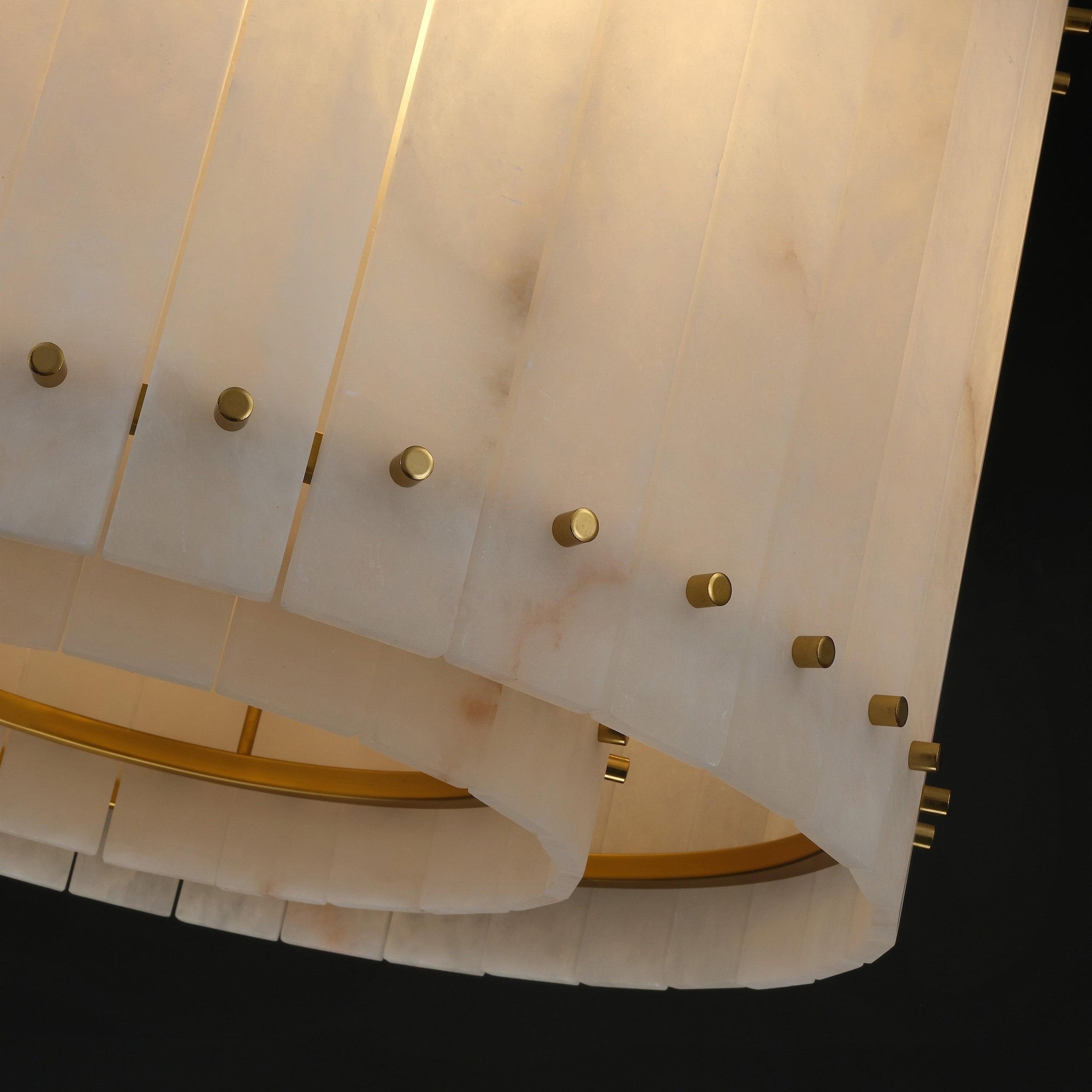 WOMO Alabaster Round Chandelier - San Marco